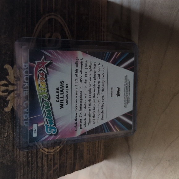 2024 Topps Chrome Caleb Williams Future Stars Rookie Card Bears 🔥🔥🔥 - Picture 2 of 2